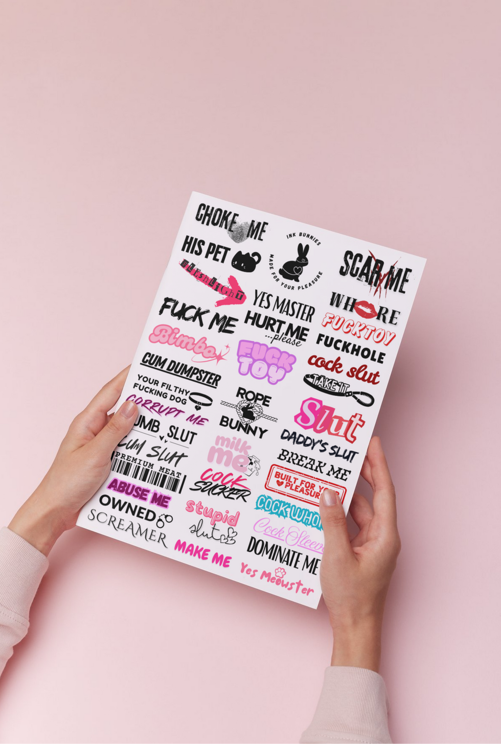 Kink Multi-Sheet - Temporary Tattoos